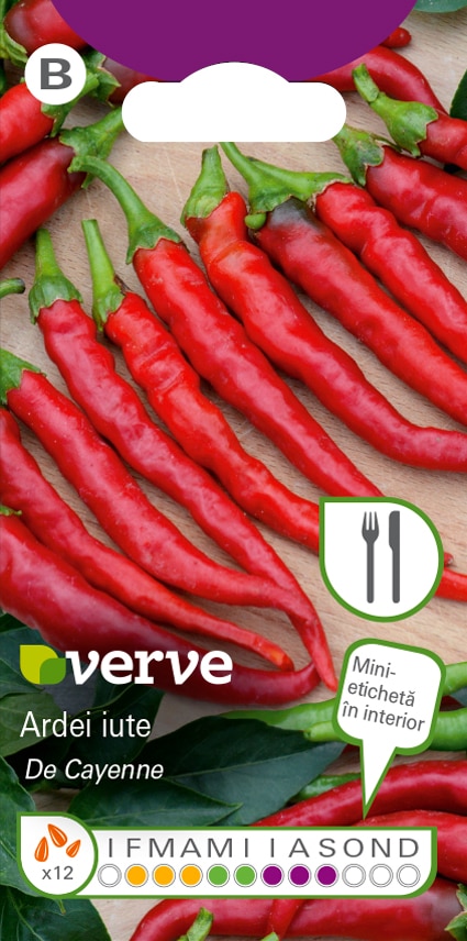Seminte de ardei chili Cayenne