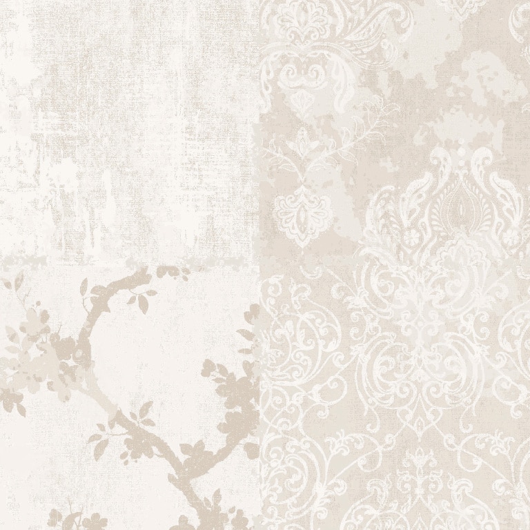 Tapet GOODHOME Meral, 53 x 1000 cm, model Damask, bej, 5.2 mp