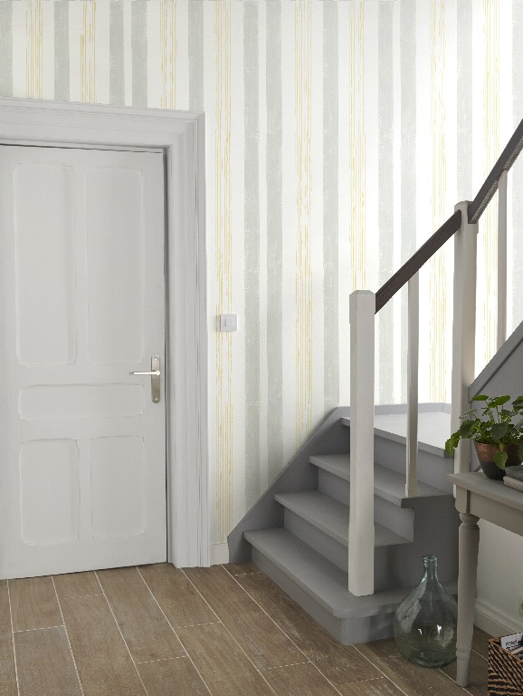 Tapet netesut GOODHOME Eulophia, 0.53 x 10 m, multicolor, model geometric