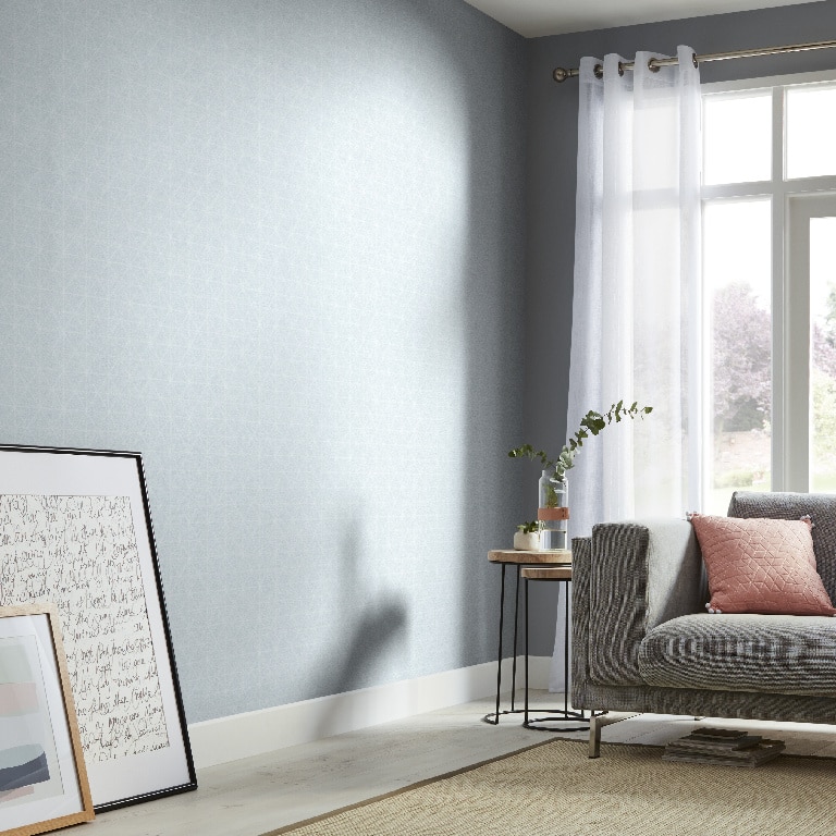 Tapet duplex, 0.53 x 10 m, albastru