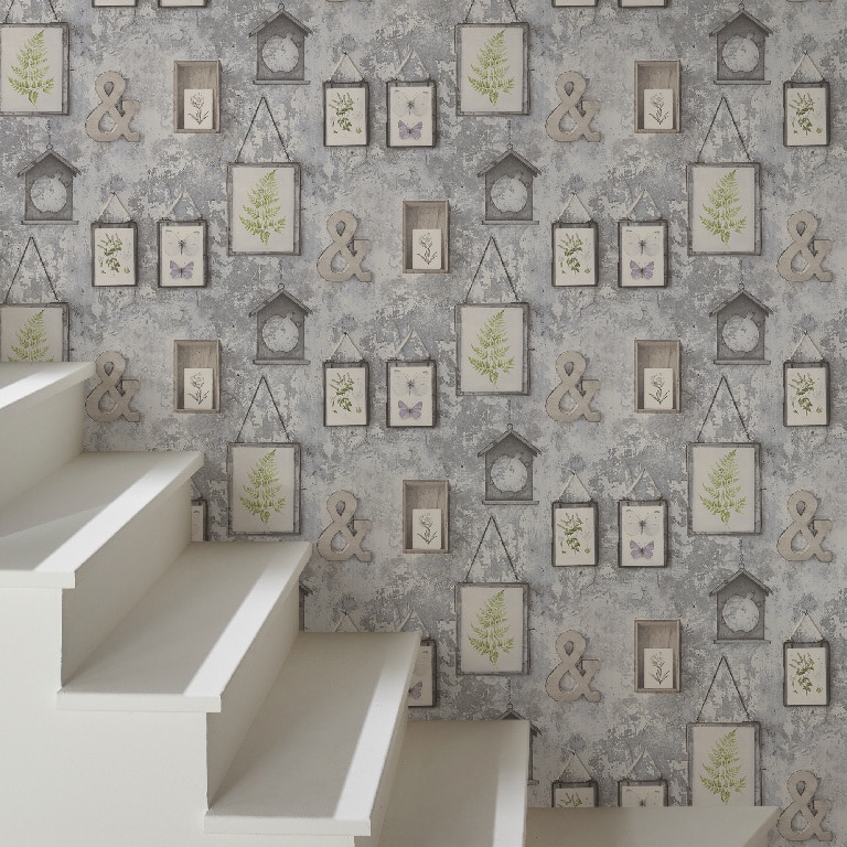 Tapet netesut, 0.53 x 10 m, multicolor, peisaj