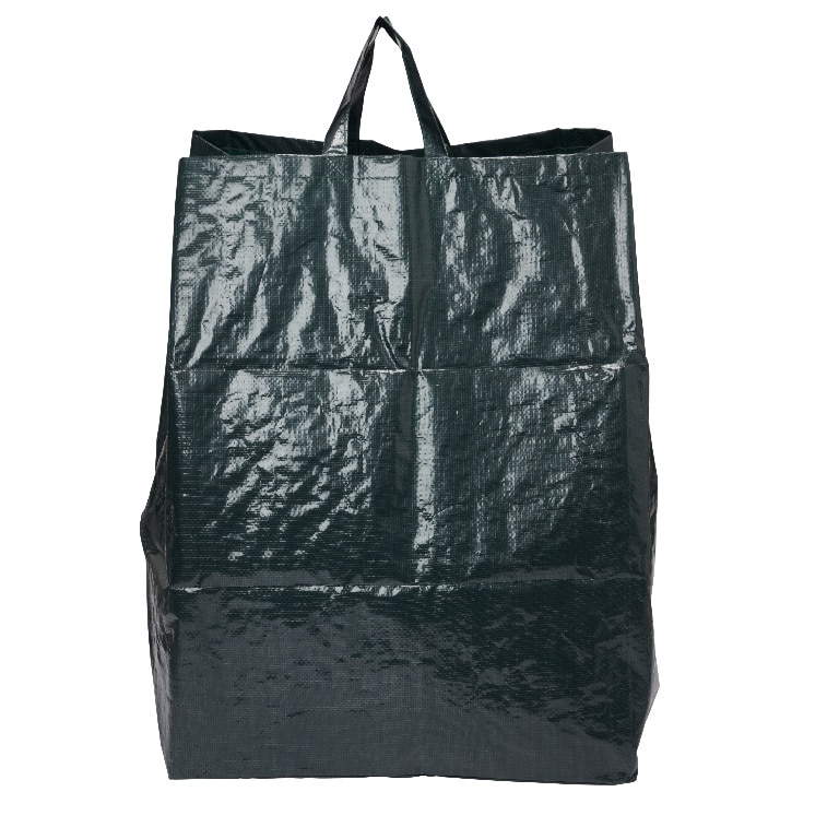 Sac pentru reziduuri de gradina,patrat, 220 l, culoare verde