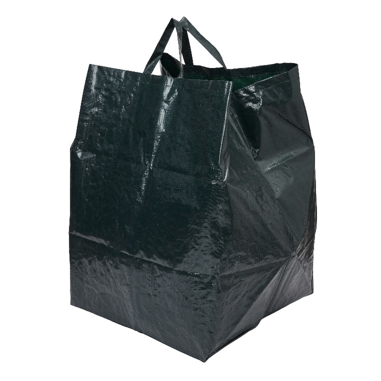 Sac pentru reziduuri de gradina,patrat, 220 l, culoare verde