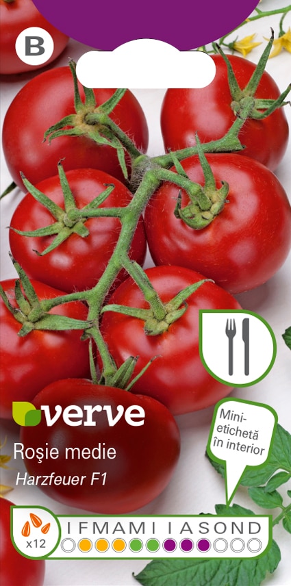Semințe de roșii medii F1 tip Harzfeuer