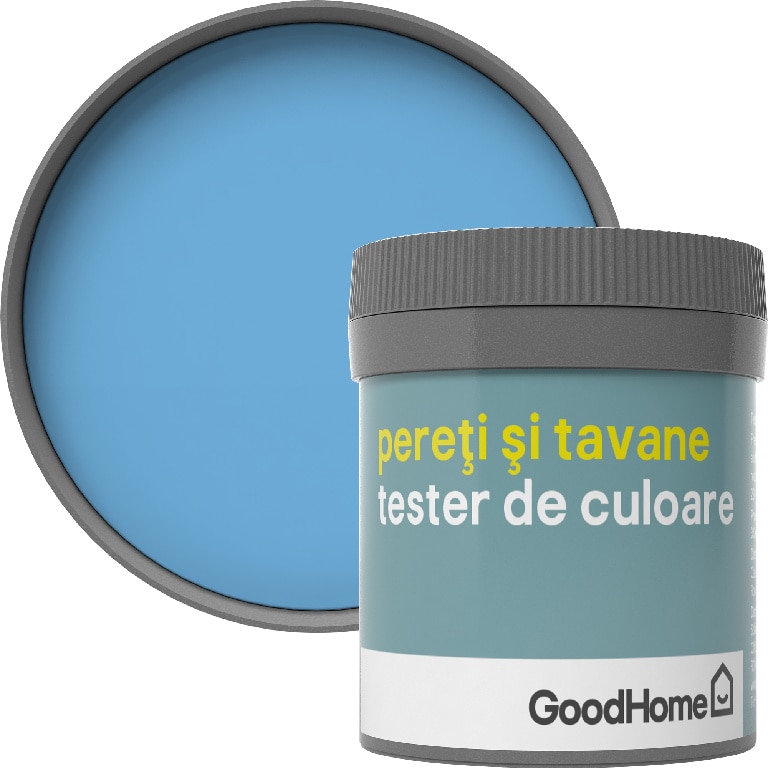 Vopsea pentru pereti si tavane, pentru interior, albastru, 50 ml • GoodHome