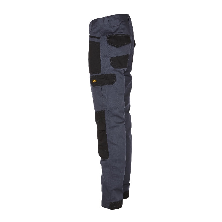 Pantaloni cu multiple buzunare, W32 L32, marime 42, gri • Site Harrier