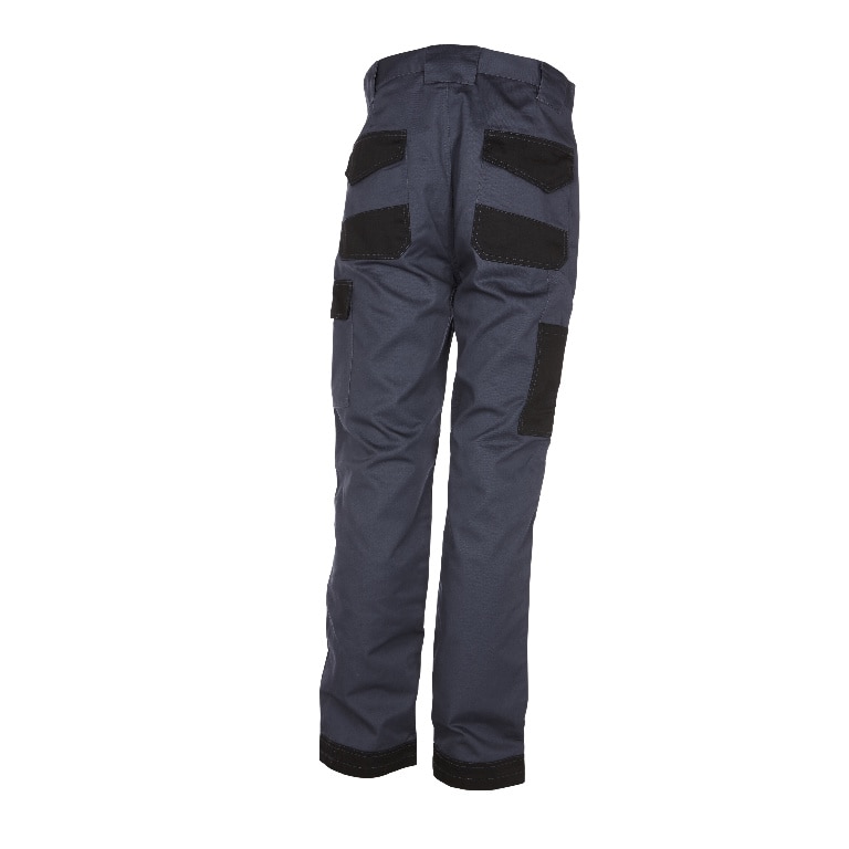 Pantaloni cu multiple buzunare, W32 L32, marime 42, gri • Site Harrier