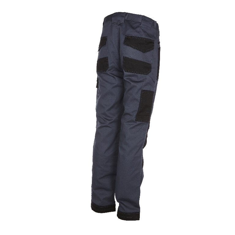 Pantaloni cu multiple buzunare, W32 L32, marime 42, gri • Site Harrier