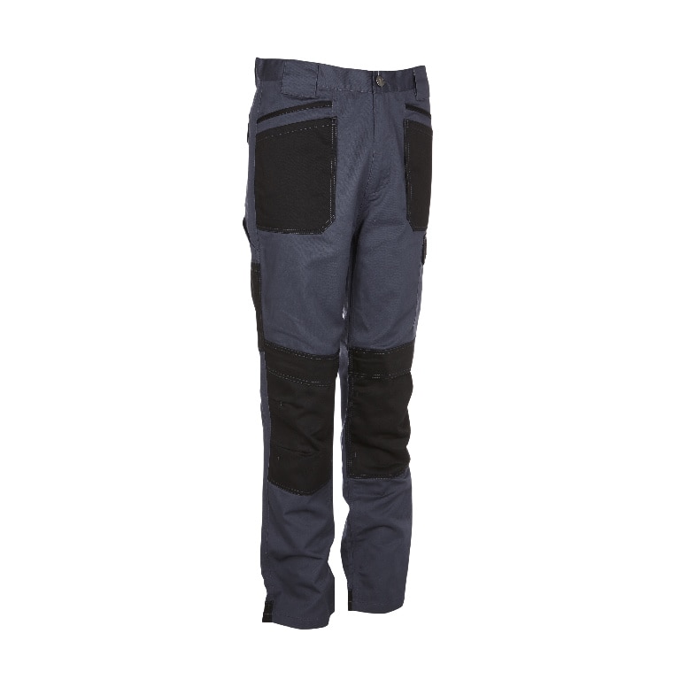 Pantaloni cu multiple buzunare, W32 L32, marime 42, gri • Site Harrier