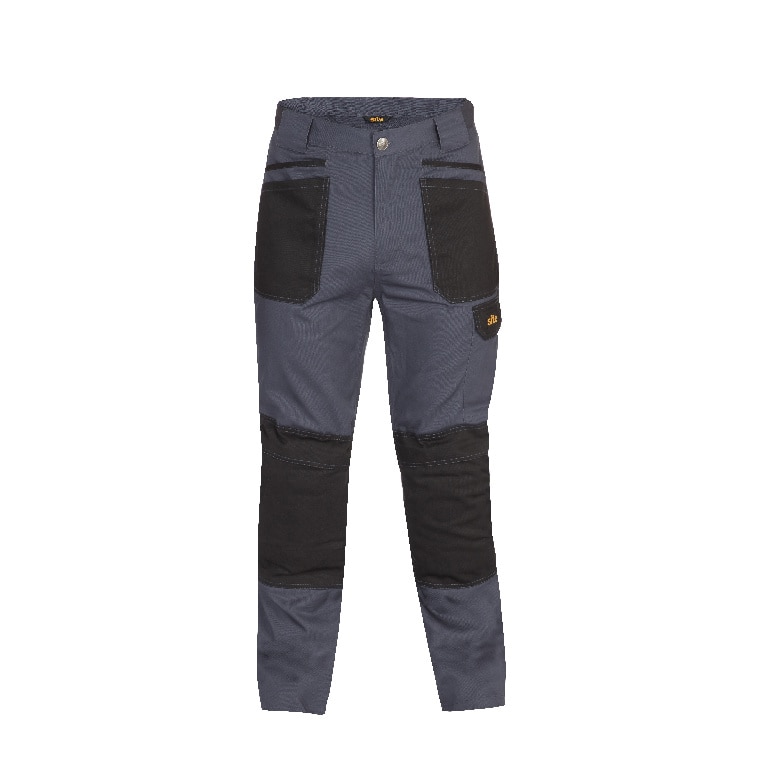 Pantaloni cu multiple buzunare, W36 L32, marime 46, gri • Site Harrier