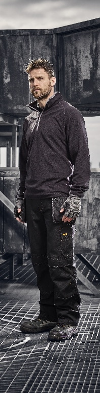 Pantaloni cu buzunare multifunctionale, W34 L32, marime 44, negru • Site Fox