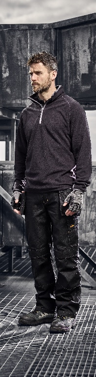 Pantaloni cu buzunare multifunctionale, W34 L32, marime 44, negru • Site Fox