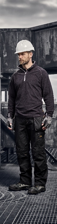 Pantaloni cu buzunare multifunctionale, W34 L32, marime 44, negru • Site Fox