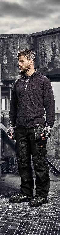 Pantaloni cu buzunare multifunctionale, W34 L32, marime 44, negru • Site Fox