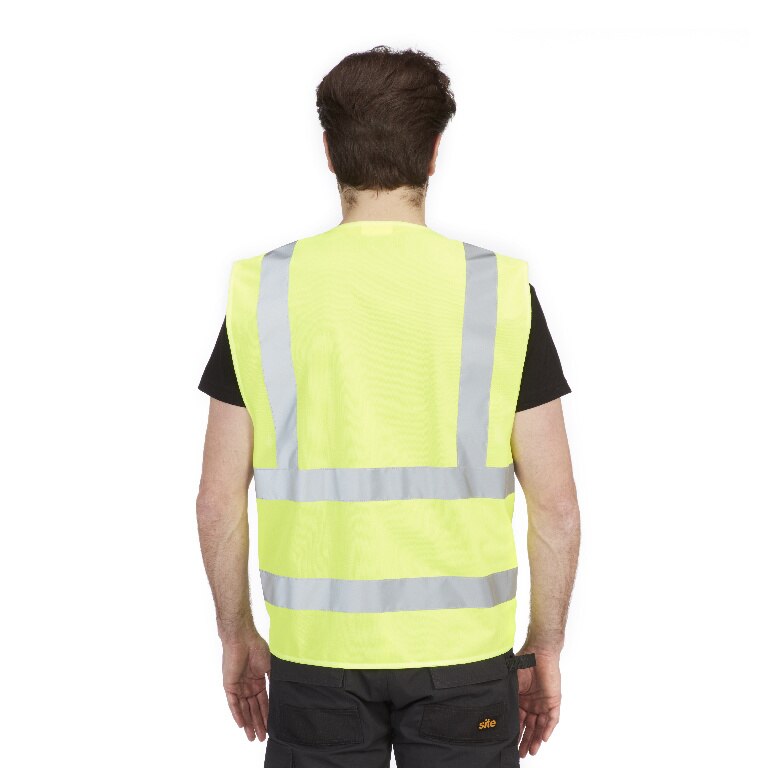 Vesta reflectorizanta, marime L-XL, galbena  Site