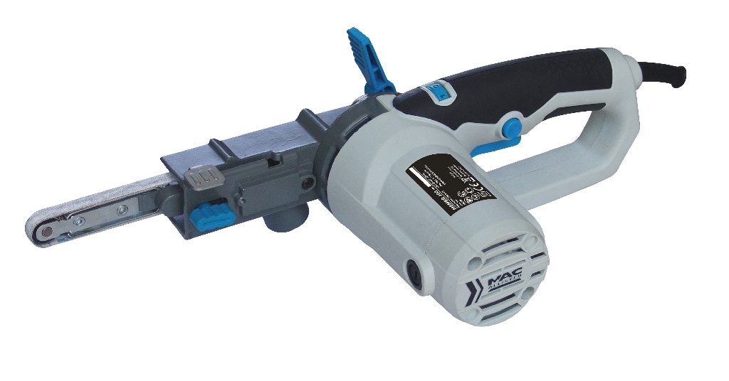 Slefuitor albastru, 400W, cu banda si fir  Mac Allister MSMBS400