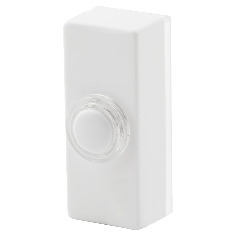 Buton iluminat cu fir Blyss, 55 x 139 x 33 mm, 8 V, alb 