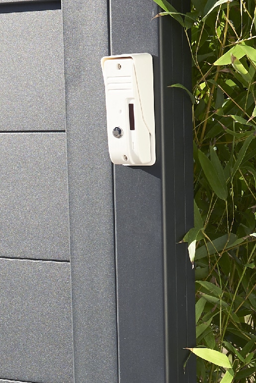 Interfon video cu receptor si fir, plastic, 78 dB, IP44, alb