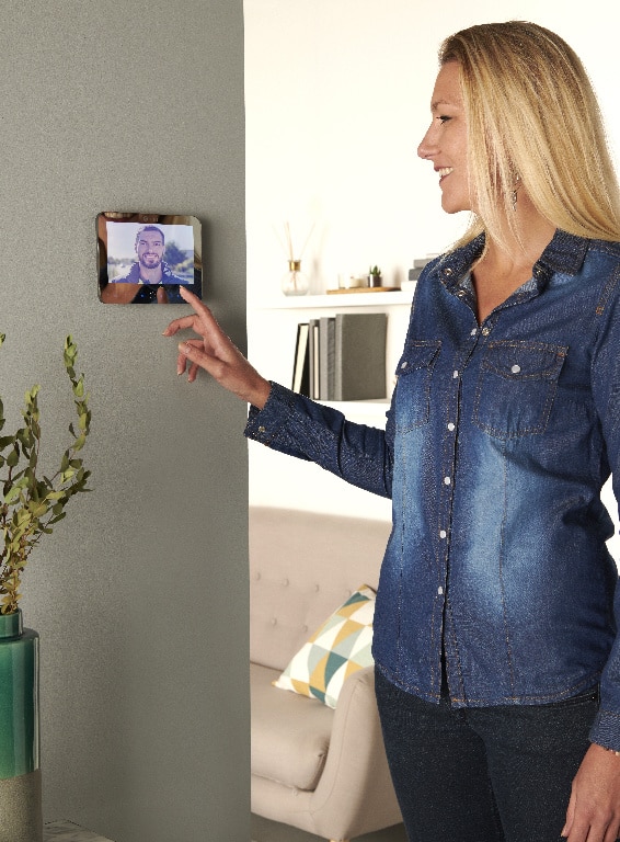 Videointerfon color, 7 inch, crom