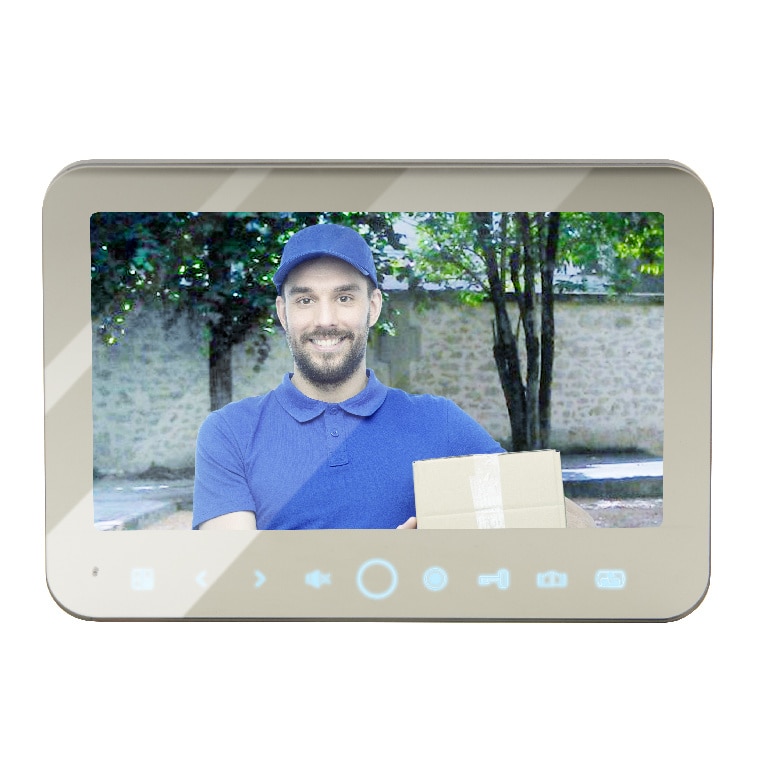 Videointerfon color, 7 inch, crom