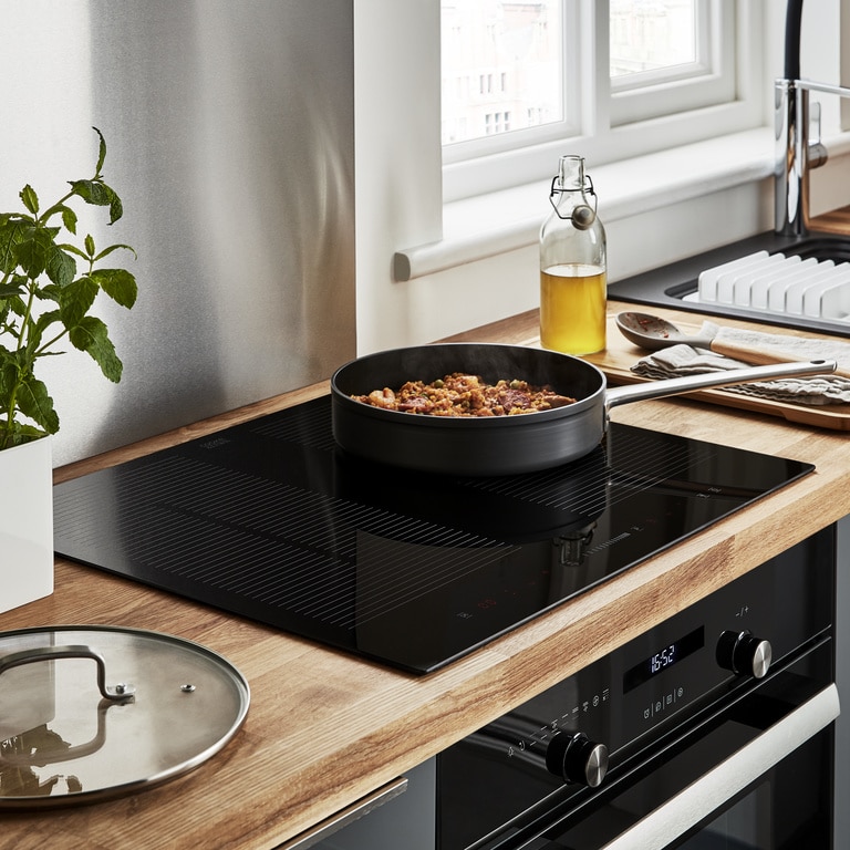 Panou bucatarie, gri, 60 x 80 x 1 mm, otel  GoodHome Kasei