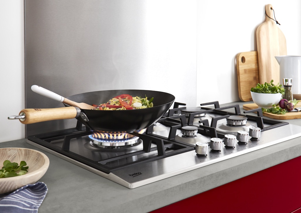 Panou bucatarie, gri, 60 x 80 x 1 mm, otel  GoodHome Kasei