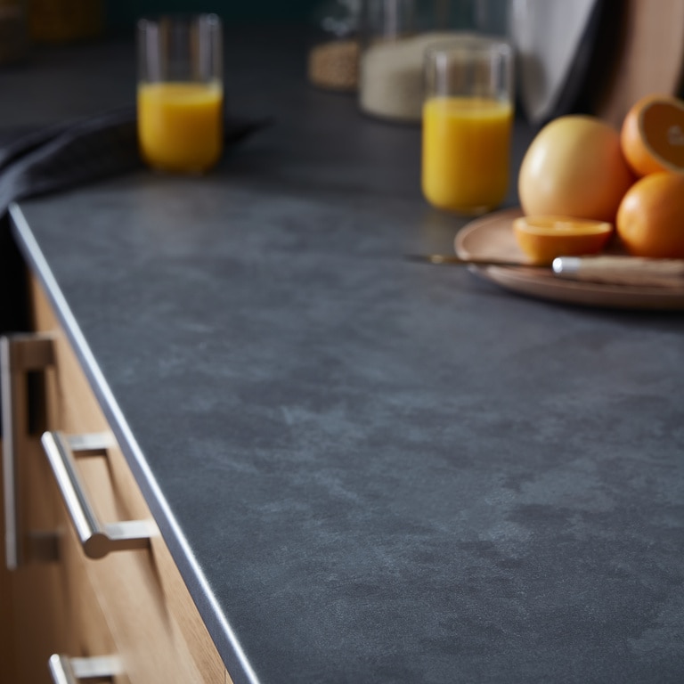 Blat de lucru, gri, 300 x 62 x 2.2 cm, pal, laminat  GoodHome Berberis