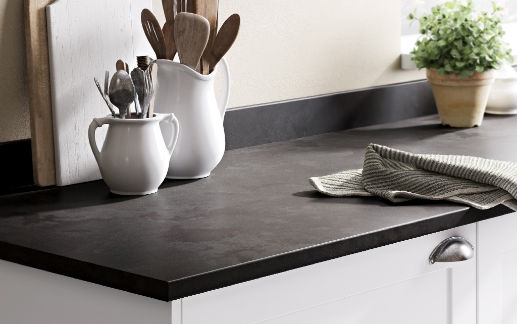 Blat de lucru, gri, 300 x 62 x 2.2 cm, pal, laminat  GoodHome Berberis