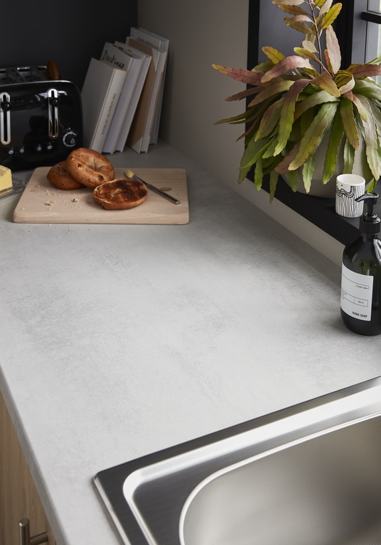 Blat de lucru, gri, 300 x 62 cm x 3.8 mm, pal laminat • GoodHome Kala