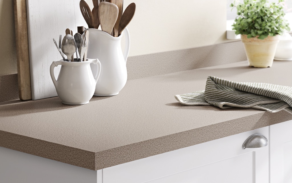 Blat de bucatarie GOODHOME Kala Quartz, 3000 x 620 x 38 mm, maro