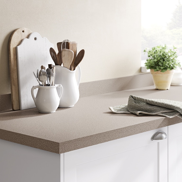 Blat de bucatarie GOODHOME Kala Quartz, 3000 x 620 x 38 mm, maro