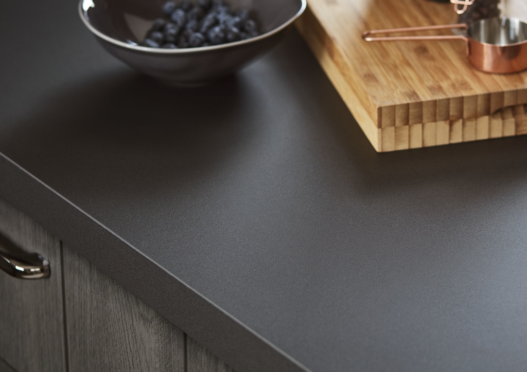 Blat de lucru, negru, 300 x 62 cm x 3.8 mm, pal laminat  GoodHome Berberis