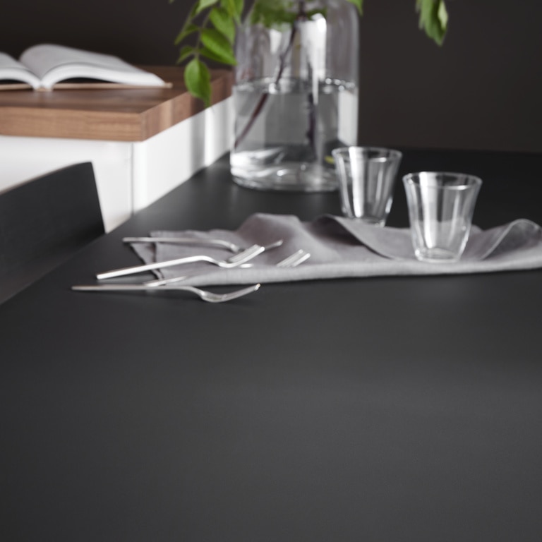 Blat de lucru, negru, 300 x 62 cm x 3.8 mm, pal laminat  GoodHome Berberis