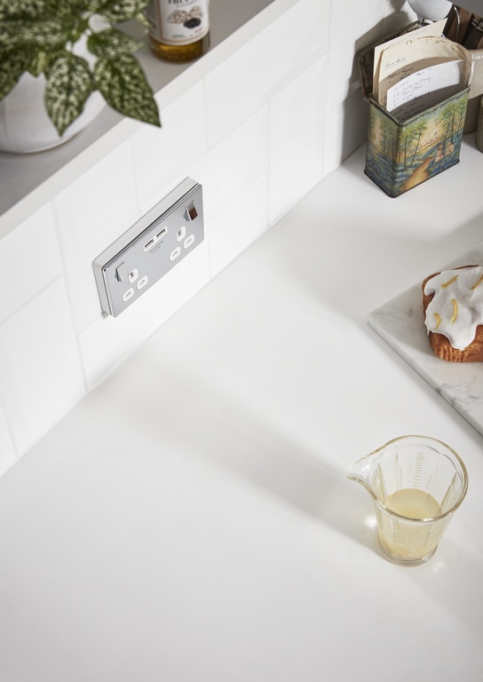 Blat de lucru, alb, 300 x 62 cm x 3.8 mm, pal laminat, finisaj super mat GoodHome Berberis