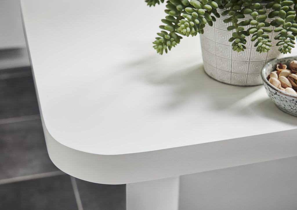 Blat de lucru, alb, 300 x 62 cm x 3.8 mm, pal laminat, finisaj super mat GoodHome Berberis