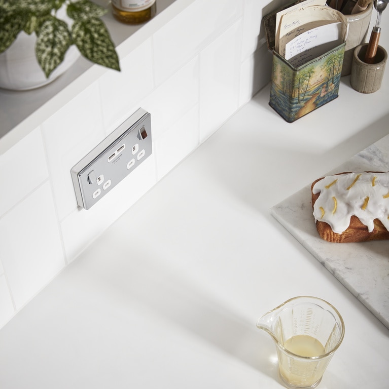 Blat de lucru, alb, 300 x 62 cm x 3.8 mm, pal laminat, finisaj super mat GoodHome Berberis