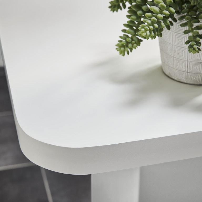 Blat de lucru, alb, 300 x 62 cm x 3.8 mm, pal laminat, finisaj super mat GoodHome Berberis