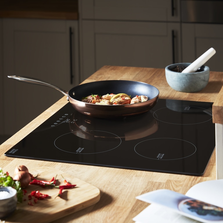 Blat de lucru, lemn nuanta stejar, 300 x 62 x 4 cm • GoodHome Hinita