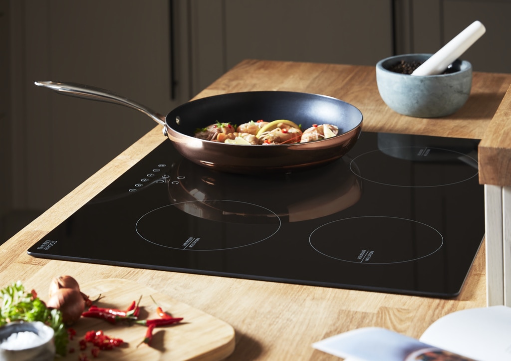 Blat de lucru, lemn nuanta stejar, 300 x 62 x 4 cm • GoodHome Hinita