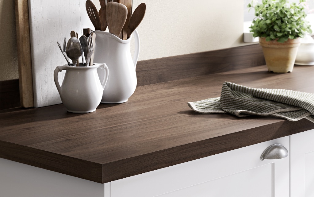 Blat de bucatarie GOODHOME Kala Matt, 3000 x 620 x 38 mm, lemn inchis