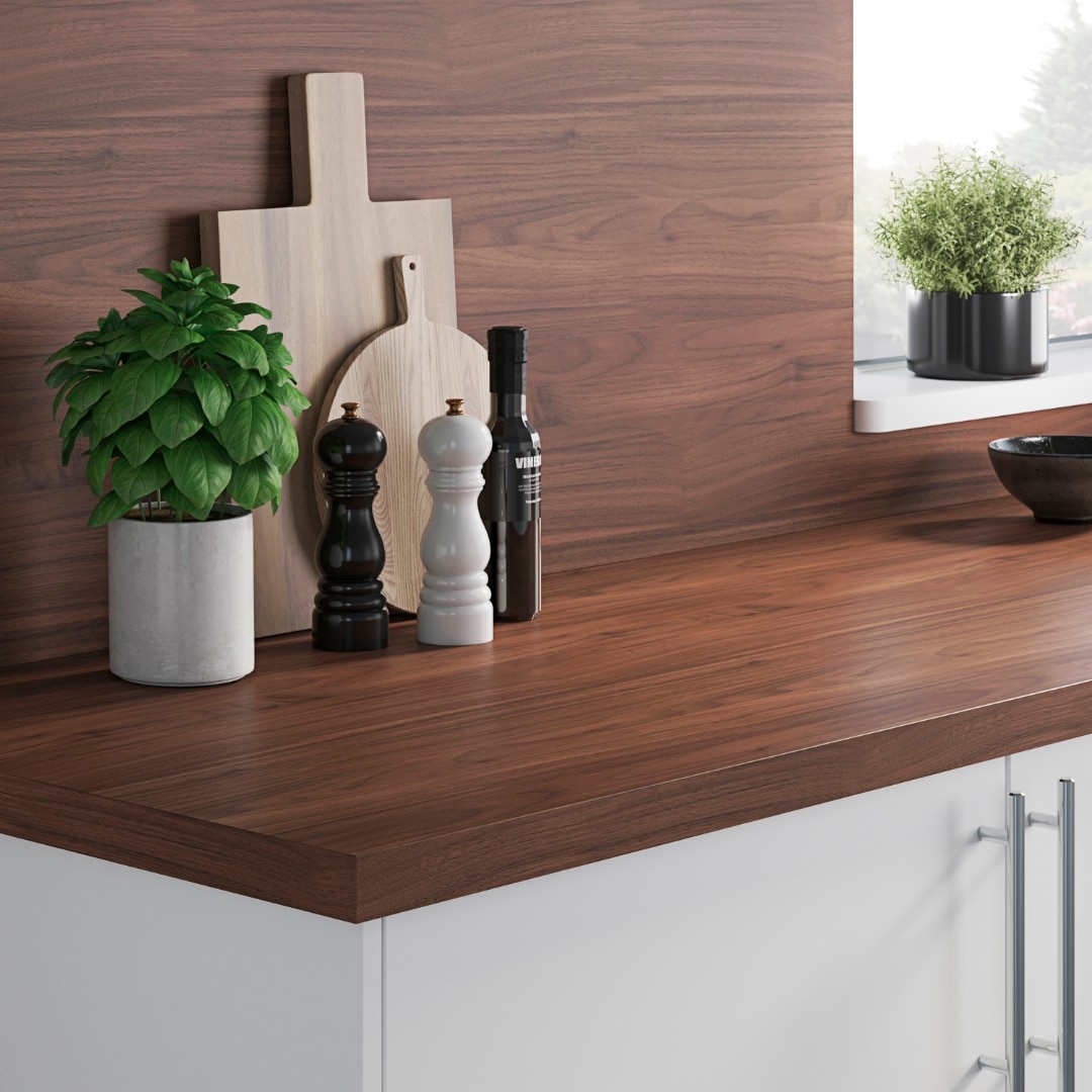 Panou antistropi, maro, 300 x 60 cm x 8 mm, efect lemn de nuc GoodHome