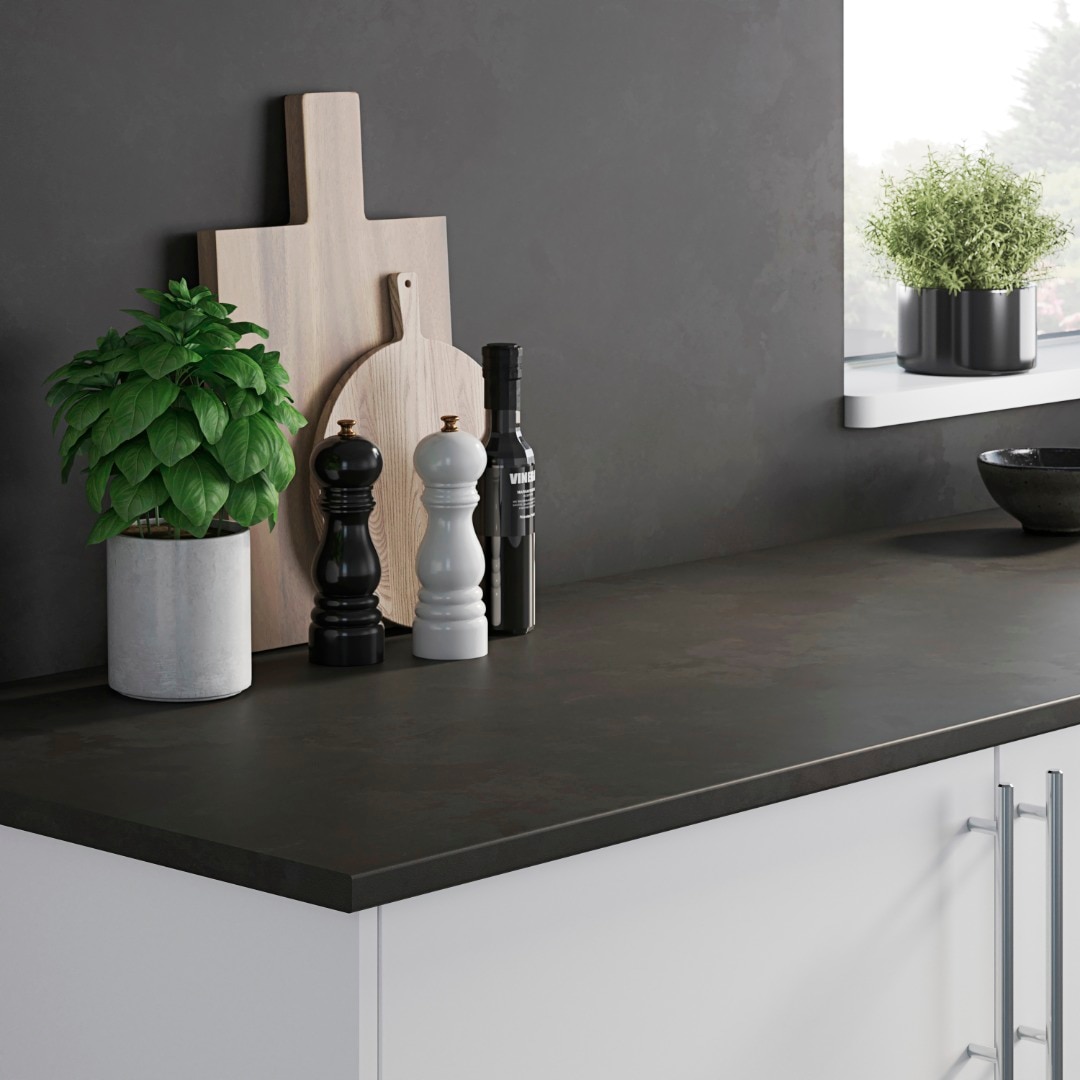 Panou GOODHOME Algiata, 300 x 60 cm, negru