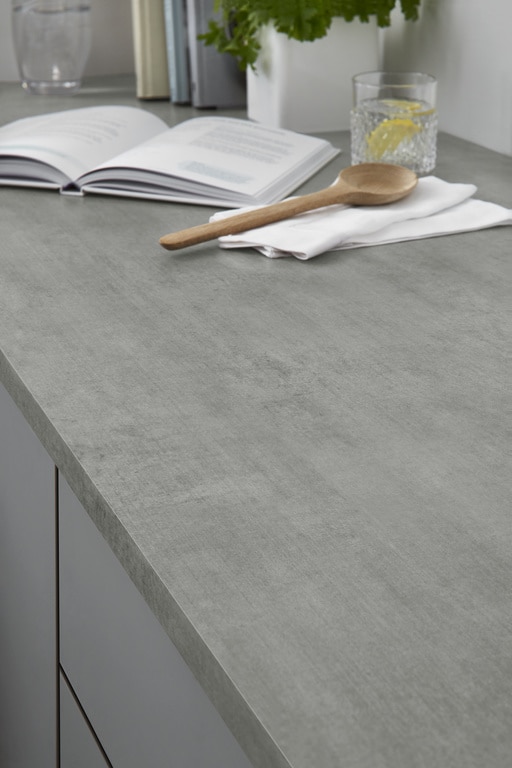 Blat de lucru, gri, 180 x 62 cm x 2.8 mm, pal laminat