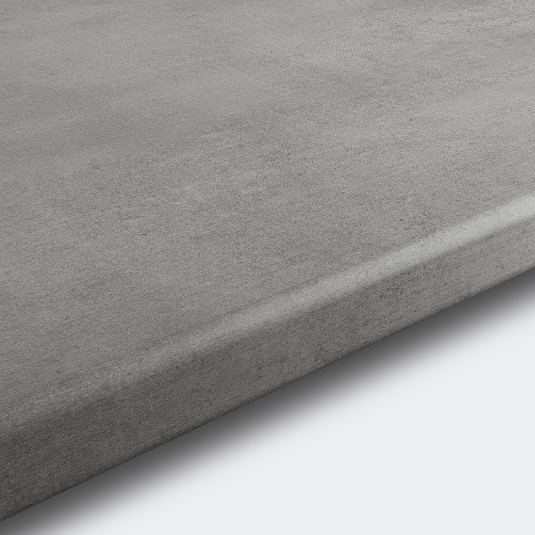 Blat de lucru, gri, 180 x 62 cm x 2.8 mm, pal laminat