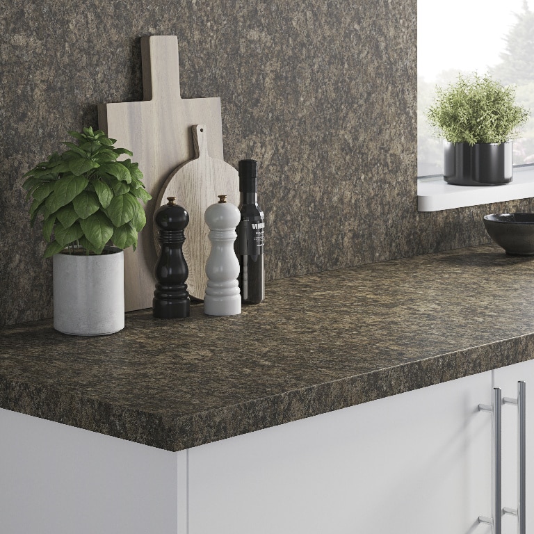 Panou bucatarie, gri, 300 x 60 cm x 8 mm, pal  GoodHome Kabsa