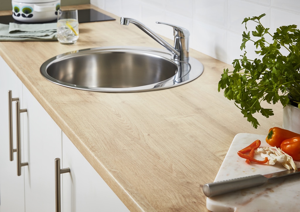 Blat de lucru, maro, 180 x 62 cm x 2.6 mm, pal laminat