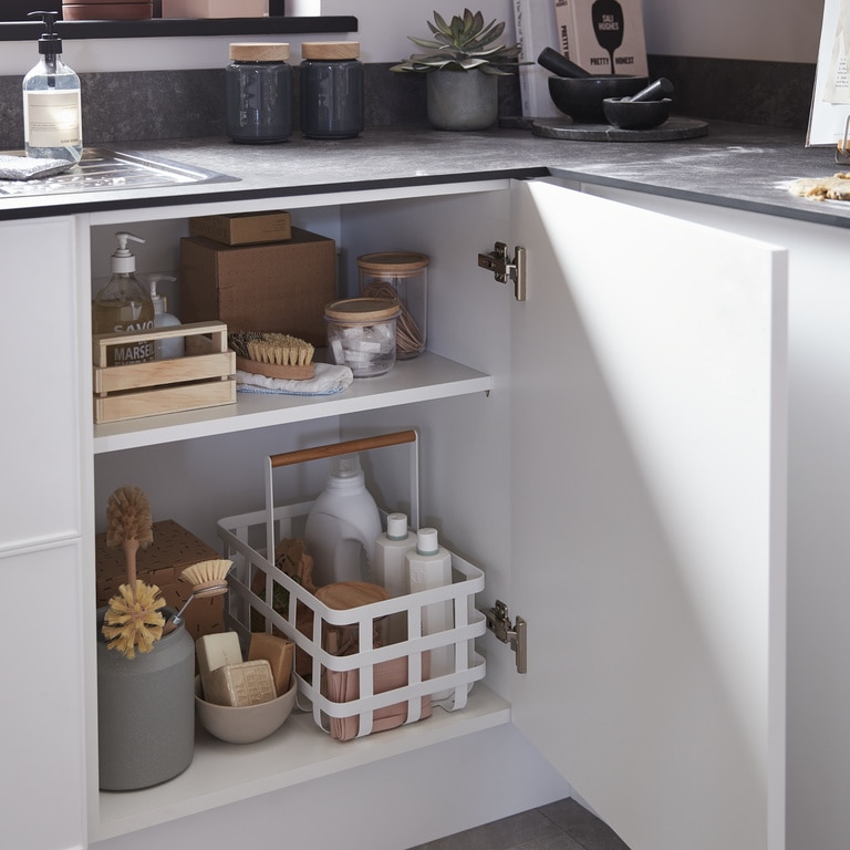 Corp de baza GoodHome Caraway, 60 cm, alb