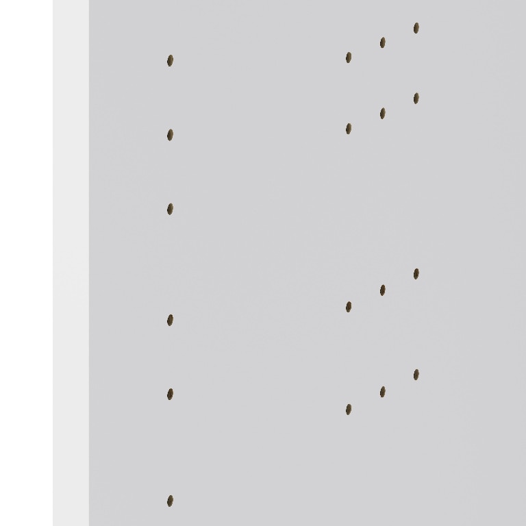 Panou de mijloc pentru electrocasnice GOODHOME Caraway, 1351 x 600 x 18mm, alb