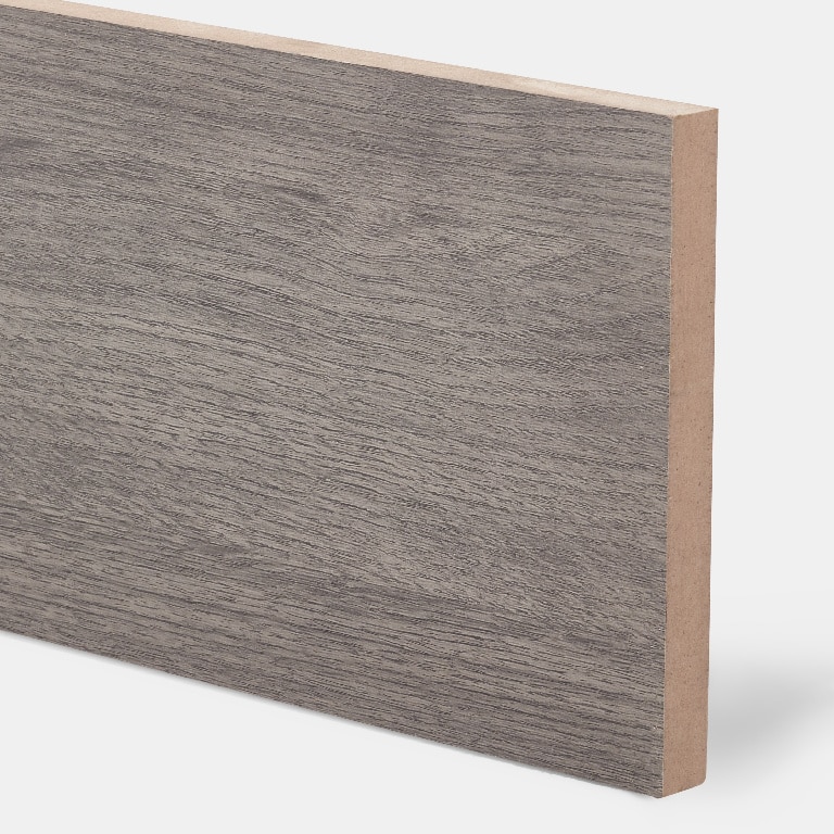 Plinta GoodHome Chia, 240 x 15 x 1.6 cm, gri stejar