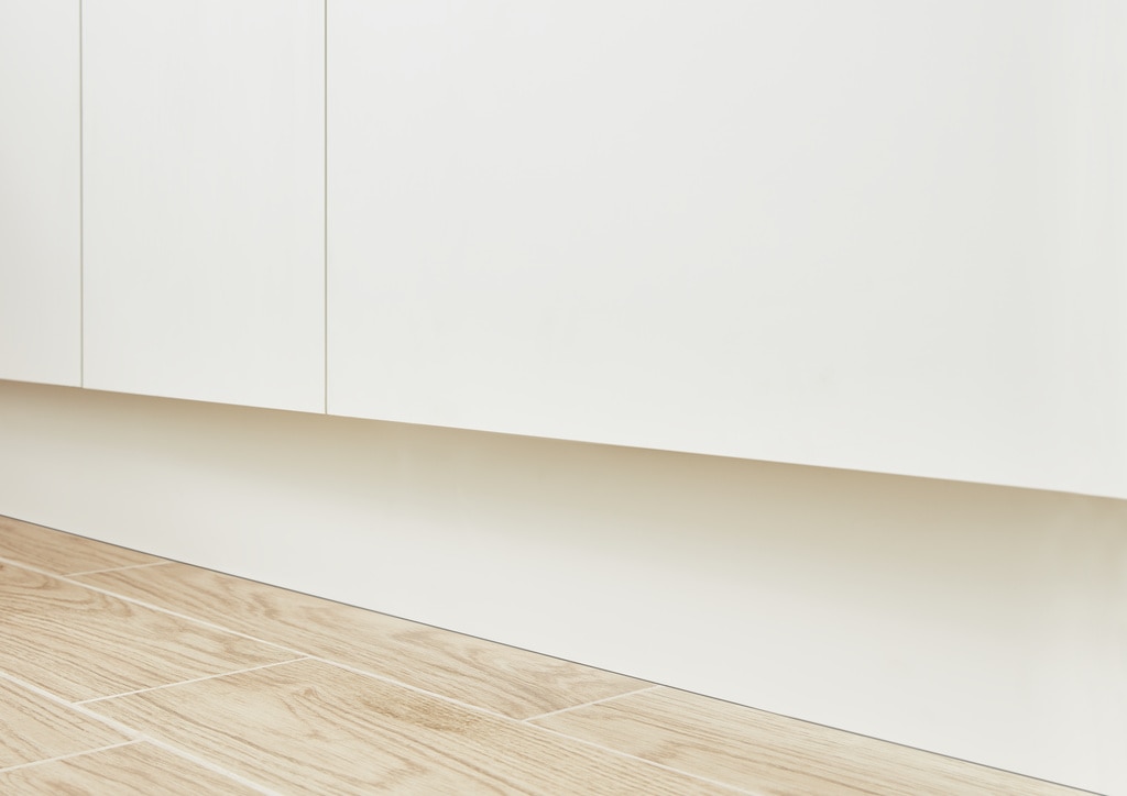 Plinta interior, alb, bucatarie, 240 x 15 x 1.6 cm, 1.6 mm  GoodHome Alpinia